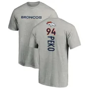 Domata Peko Denver Broncos Backer T-Shirt - Ash