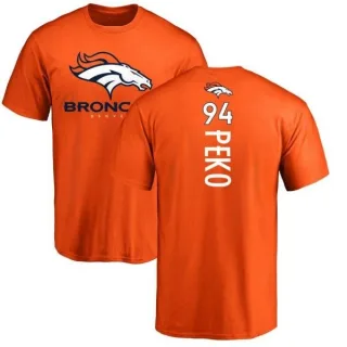 Domata Peko Denver Broncos Backer T-Shirt - Orange