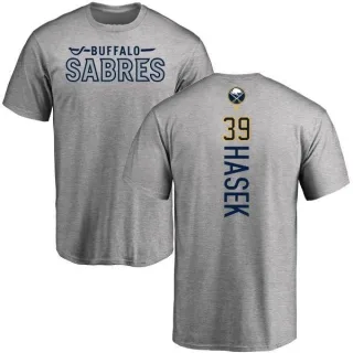 Dominik Hasek Buffalo Sabres Backer T-Shirt - Ash