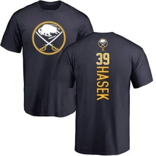 Dominik Hasek Buffalo Sabres Backer T-Shirt - Navy