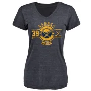 Dominik Hasek Women's Buffalo Sabres Insignia Tri-Blend T-Shirt - Navy