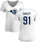 Dominique Easley Women's Los Angeles Rams Name & Number Logo Slim Fit T-Shirt - White