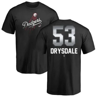 Don Drysdale Los Angeles Dodgers Midnight Mascot T-Shirt - Black