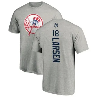 Don Larsen New York Yankees Backer T-Shirt - Ash