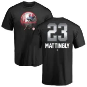 Don Mattingly New York Yankees Midnight Mascot T-Shirt - Black