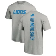 Don Muhlbach Detroit Lions Backer T-Shirt - Ash