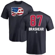 Donald Brashear Philadelphia Flyers Name and Number Banner Wave T-Shirt - Navy