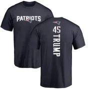 Donald Trump New England Patriots Backer T-Shirt - Navy