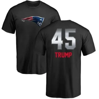 Donald Trump New England Patriots Midnight Mascot T-Shirt - Black