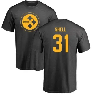 Donnie Shell Pittsburgh Steelers One Color T-Shirt - Ash