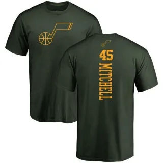 Donovan Mitchell Utah Jazz Green One Color Backer T-Shirt