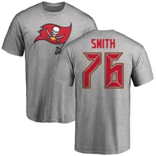 Donovan Smith Tampa Bay Buccaneers Name & Number Logo T-Shirt - Ash