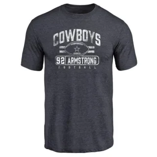 Dorance Armstrong Dallas Cowboys Flanker Tri-Blend T-Shirt - Navy