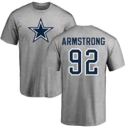 Dorance Armstrong Dallas Cowboys Name & Number Logo T-shirt - Gray