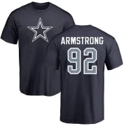 Dorance Armstrong Dallas Cowboys Name & Number Logo T-Shirt - Navy