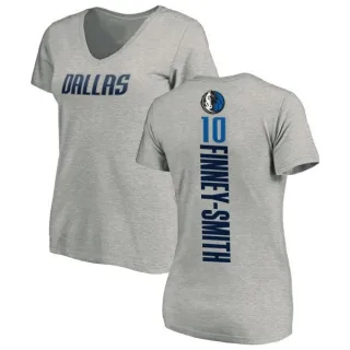 Dorian Finney-Smith Women's Dallas Mavericks Ash Backer T-Shirt