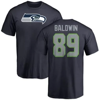 Doug Baldwin Seattle Seahawks Name & Number Logo T-Shirt - Navy