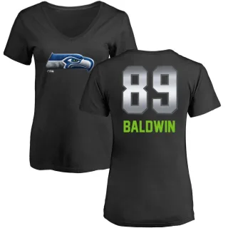 Doug Baldwin Women's Seattle Seahawks Midnight Mascot T-Shirt - Black