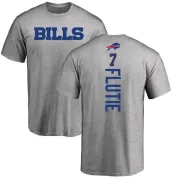 Doug Flutie Buffalo Bills Backer T-Shirt - Ash