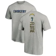 Doug Flutie Los Angeles Chargers Name & Number T-Shirt - Heather Gray