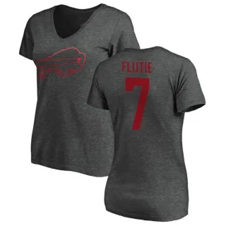 Doug Flutie Women's Buffalo Bills One Color T-Shirt - Ash