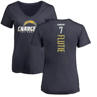 Doug Flutie Women's Los Angeles Chargers Backer T-Shirt - Navy