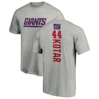 Doug Kotar New York Giants Backer T-Shirt - Ash