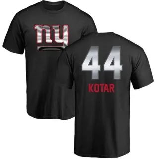 Doug Kotar New York Giants Midnight Mascot T-Shirt - Black