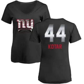 Doug Kotar Women's New York Giants Midnight Mascot T-Shirt - Black