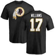 Doug Williams Washington Redskins Name & Number Logo T-Shirt - Black