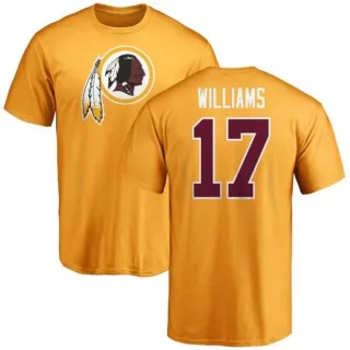 Doug Williams Washington Redskins Name & Number Logo T-Shirt - Gold