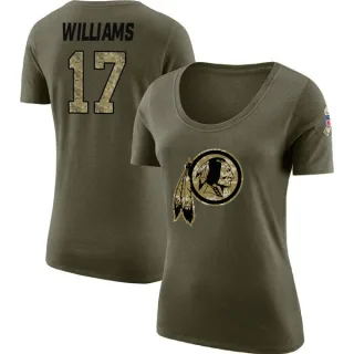 Doug Williams Women's Washington Redskins Salute to Service Olive Legend Scoop Neck T-Shirt