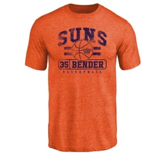 Dragan Bender Phoenix Suns Orange Baseline Tri-Blend T-Shirt