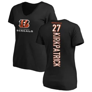 Dre Kirkpatrick Women's Cincinnati Bengals Backer Slim Fit T-Shirt - Black