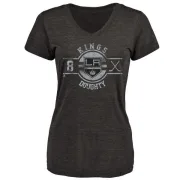 Drew Doughty Women's Los Angeles Kings Insignia Tri-Blend T-Shirt - Black