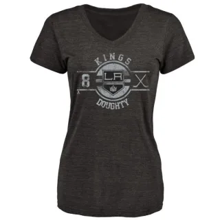 Drew Doughty Women's Los Angeles Kings Insignia Tri-Blend T-Shirt - Black