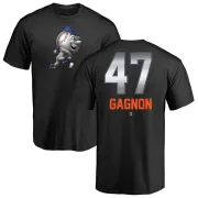 Drew Gagnon New York Mets Midnight Mascot T-Shirt - Black