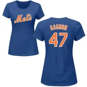 Drew Gagnon Women's New York Mets Name & Number T-Shirt - Royal