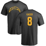 Drew Kaser Los Angeles Chargers One Color T-Shirt - Ash