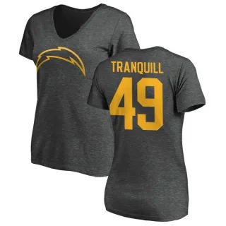 Drue Tranquill Women's Los Angeles Chargers One Color T-Shirt - Ash