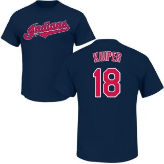 Duane Kuiper Cleveland Indians Name & Number T-Shirt - Navy