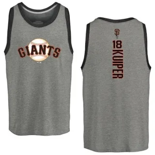 Duane Kuiper San Francisco Giants Backer Tri-Blend Tank - Heathered Gray