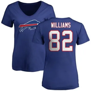 Duke Williams Women's Buffalo Bills Name & Number Logo Slim Fit T-Shirt - Royal