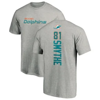 Durham Smythe Miami Dolphins Backer T-Shirt - Ash