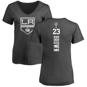 Dustin Brown Women's Los Angeles Kings One Color Backer T-Shirt - Charcoal