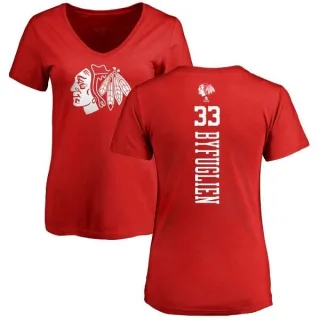 Dustin Byfuglien Women's Chicago Blackhawks One Color Backer T-Shirt - Red