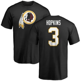 Dustin Hopkins Washington Redskins Name & Number Logo T-Shirt - Black