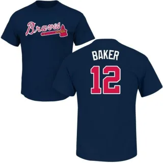 Dusty Baker Atlanta Braves Name & Number T-Shirt - Navy