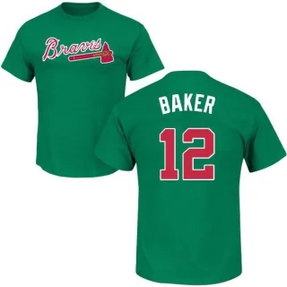 Dusty Baker Atlanta Braves St. Patrick's Day Name & Number T-Shirt - Green