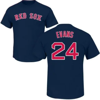 Dwight Evans Boston Red Sox Name & Number T-Shirt - Navy